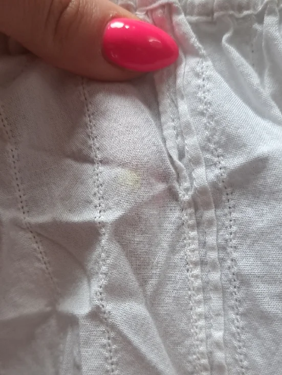 Abercrombie & Fitch White Lace-Front Ruffled Peasant Blouse - Picture 8 of 10